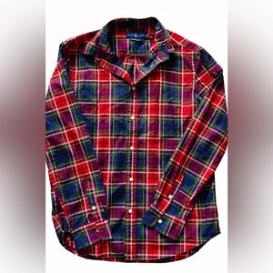 Ralph Lauren Red and Blue Plaid Shirt 18-20years